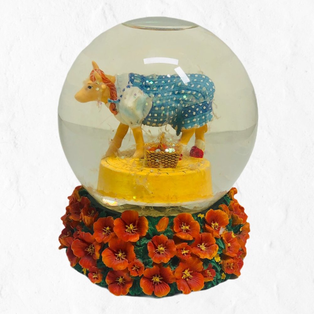 Dorothy Cow Wizard Of Oz Cow Parade Snowglobe HTF